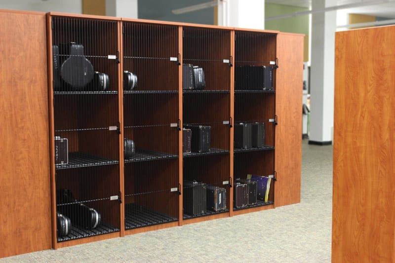 instrument storage lockers